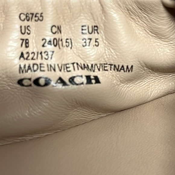 Coach Black Ballet Flats Women Size US 7B - Picture 10 of 16